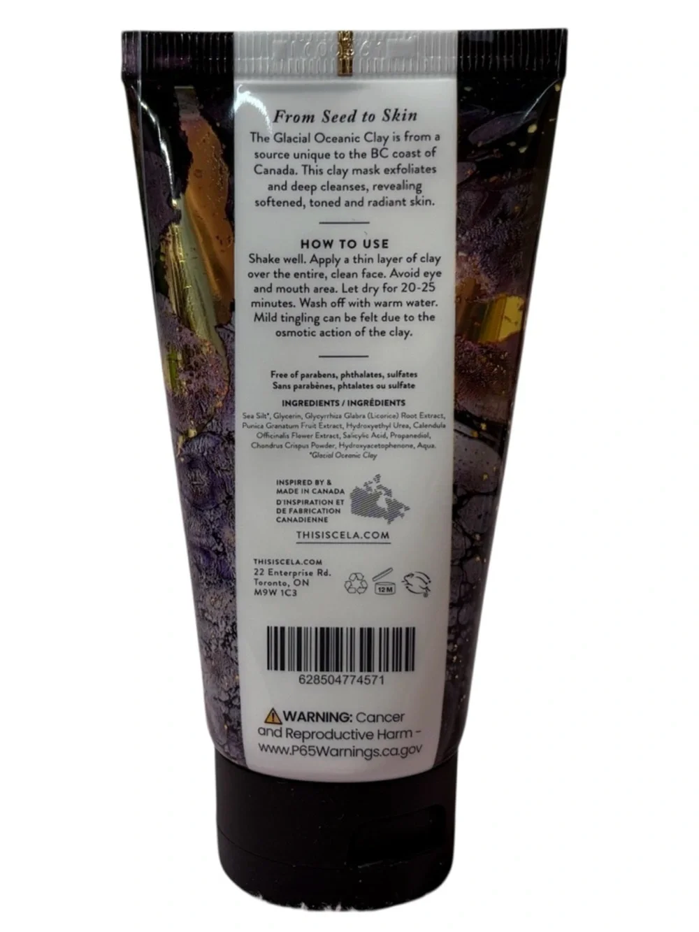 CÉLA Masque de Glacier Clay Mask by Celine Tadrissi Full Size 75 ml New